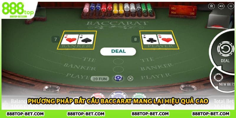 Phương pháp bắt cầu baccarat mang lại hiệu quả cao